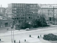Zgrada Željpoha (Ferimorta) u izgradnji 1963. godine. Arhitekt Stanko Fabris.  Zgrada Željpoha (Ferimorta) u izgradnji 1963. godine. Arhitekt Stanko Fabris.